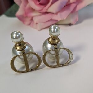 Dior Tribales Earrings Antique Gold-Finish